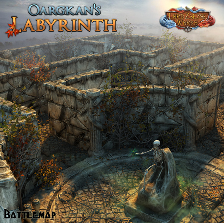 Oargkan's Labyrinth battle map rpg