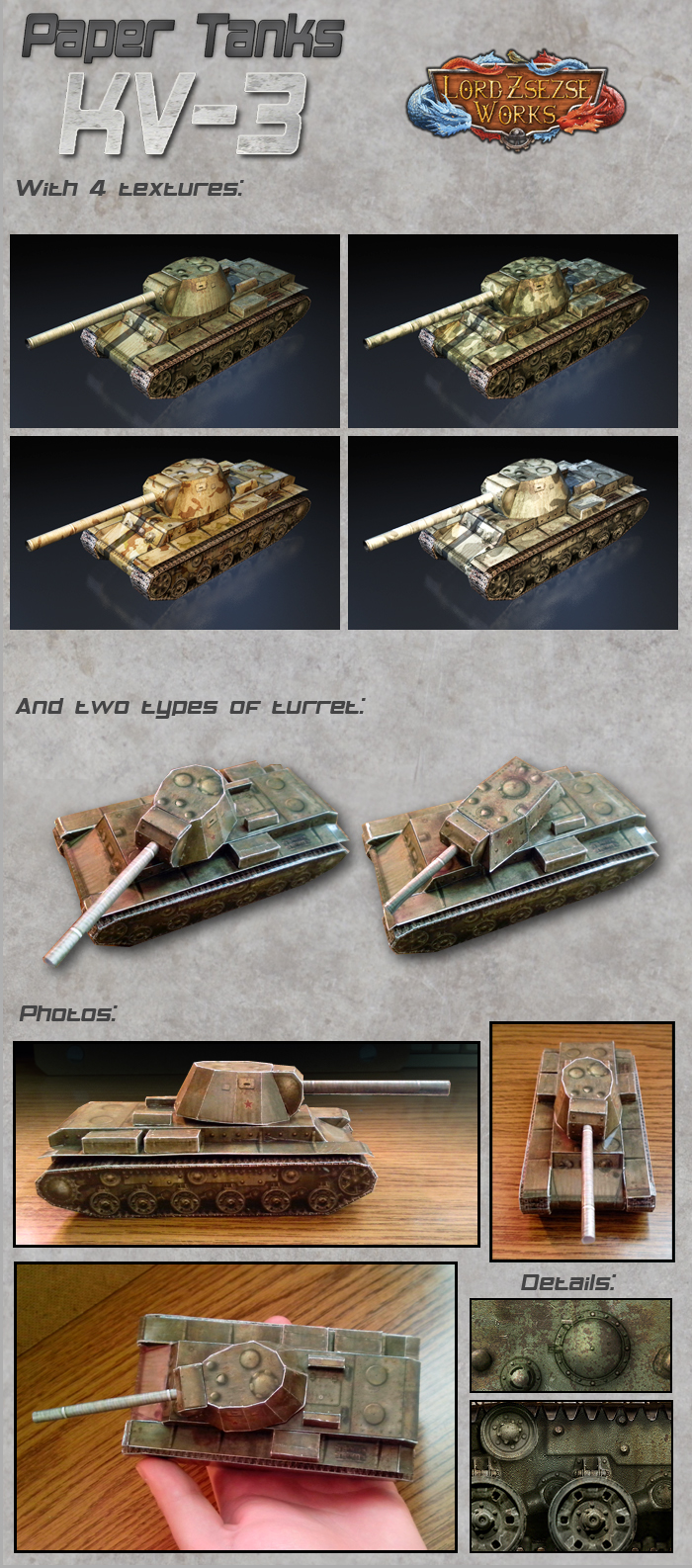 Paper Tanks KV-2